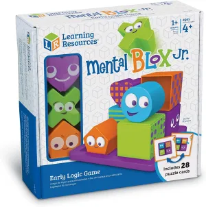 Learning Resources Mental Blox Jr. Early Logic Game - 8 Pieces, Ages 4  Educational Games for Kids, Brain Teaser Games and Puzzles, STEM Games, 3-D Puzzles, Critical Thinking for Kids