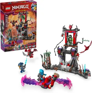 LEGO NINJAGO Dragonian Storm Village Toy Building Set - Pretend Play Playset for Kids, Boys and Girls, Ages 7  - Spinner Toy with 6 Ninja Toy Minifigures - Gift Idea for Birthdays - 71841