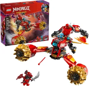 LEGO NINJAGO Kai's Mech Storm Rider Action Figure - Pretend Play Building Toy for Boys and Girls, Ages 7  - Ninja Toy for Kids with 3 Minifigures - Gift Idea for Birthdays - 71830