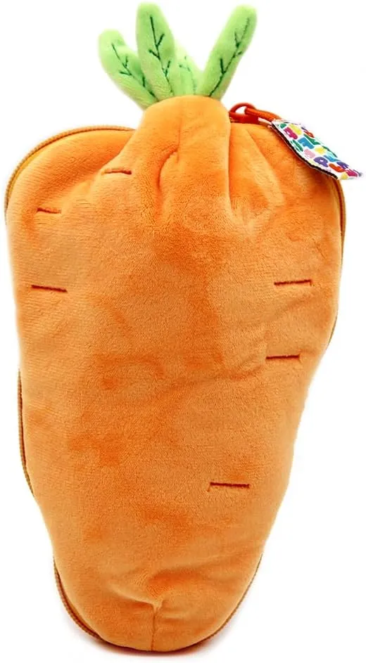LES DÉGLINGOS Flipetz Gadget The Rabbit Plushie - Reversible Carrot to Rabbit 2-in-1 Soft Toy - 11 Inch Kids Transforming Plush Toy Cute, Collectible, Durable, Stuffed Animal Gift for All Ages