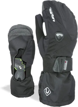 Level Fly – Men's Ski and Snowboard Gloves with Cuff and Adjustable Strap, Protective Thermal Winter Gloves, Waterproof and Breathable, Ideal for Snow and Cold Seasons – 1 Pair