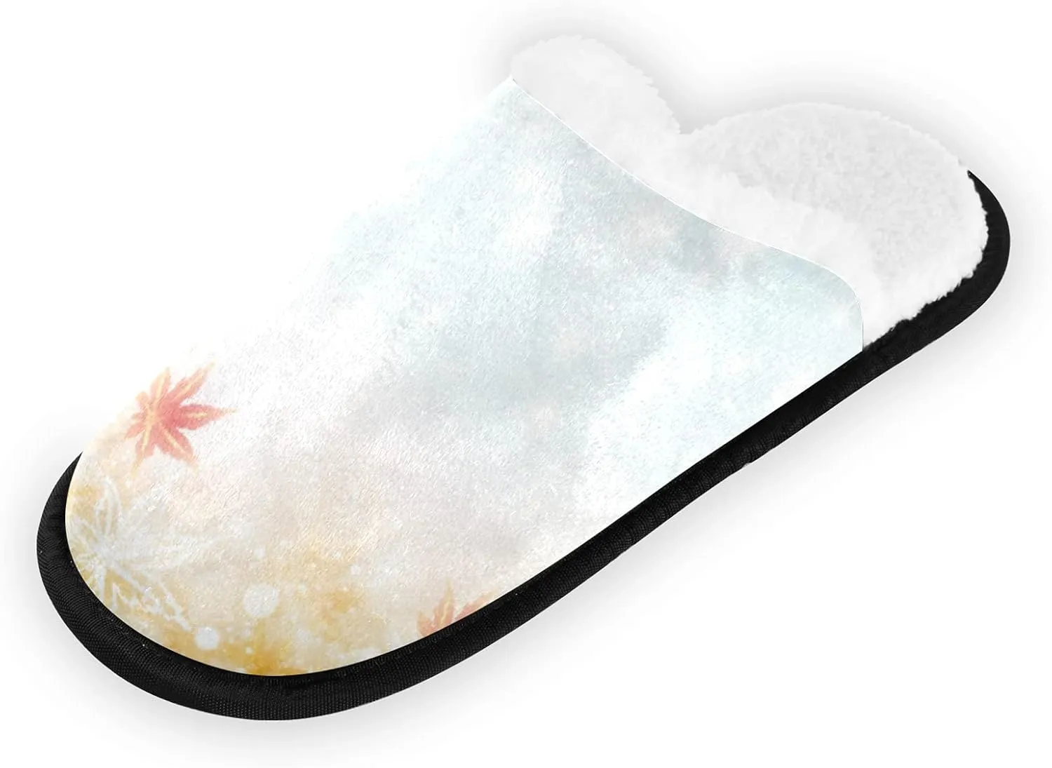 linqin Cute Bee With Beehive Flower Womens Mens Fuzzy Slippers for Home Bedroom Travel, Soft Warm Comfy Anti-skid House Slippers for Indoor Outdoor