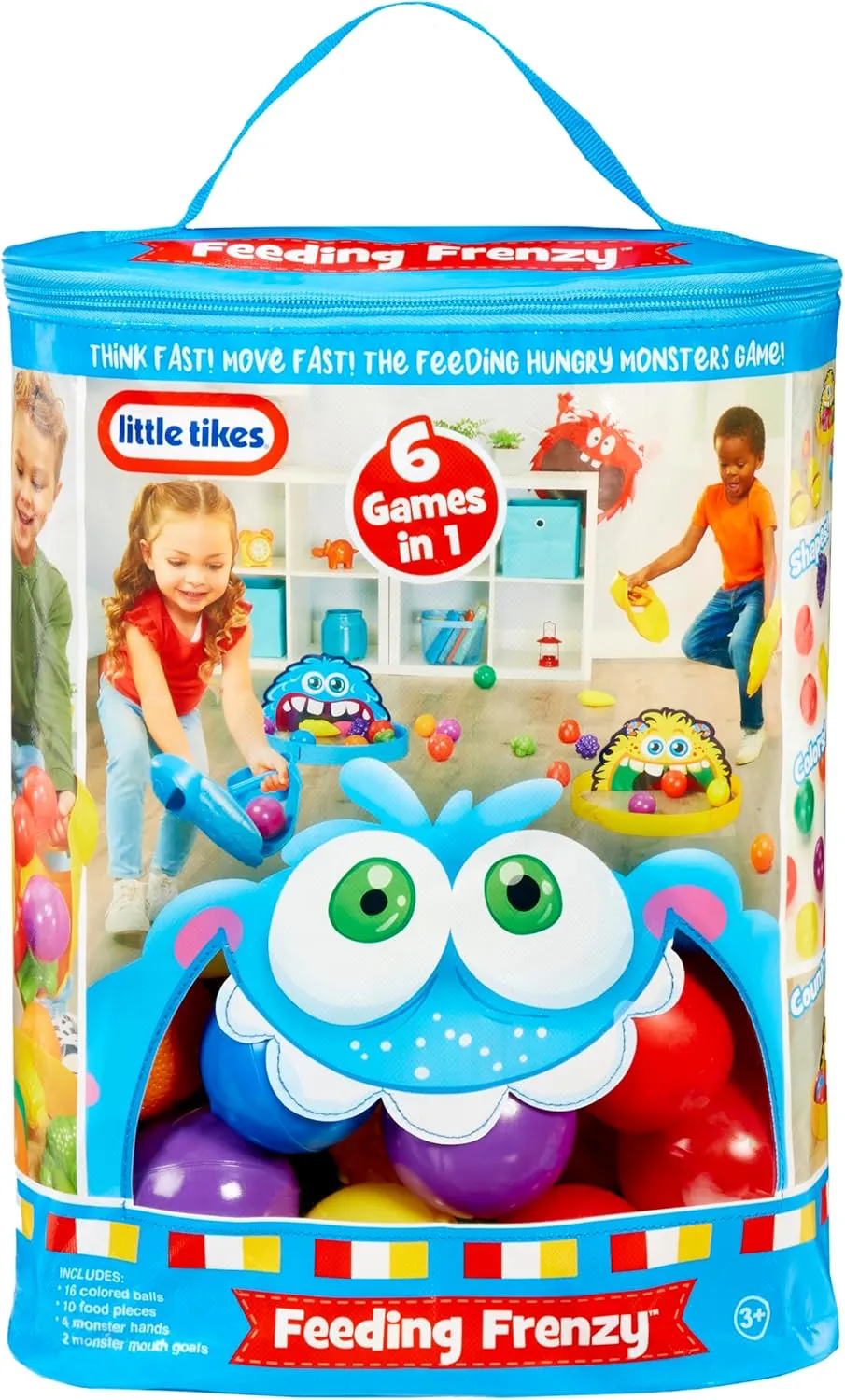 Little Tikes Feeding Frenzy - Indoor/Outdoor Gaming Experience - 30  Accessories - Ages 3  - Easy to Learn - Fast Paced