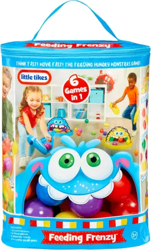 Little Tikes Feeding Frenzy - Indoor/Outdoor Gaming Experience - 30  Accessories - Ages 3  - Easy to Learn - Fast Paced