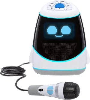 Little Tikes Tobi 2 Interactive Karaoke Machine w Wireless Bluetooth Connection, Microphone, Sing-Along and Free Play Modes, Vocal Effects, Pitch Correction, Games, Record & Play Back Audio | Ages 6 