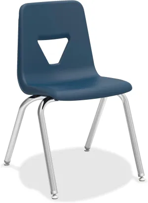 Lorell LLR99890 18 Seat-Height Stacking Student Chairs - 4/CT