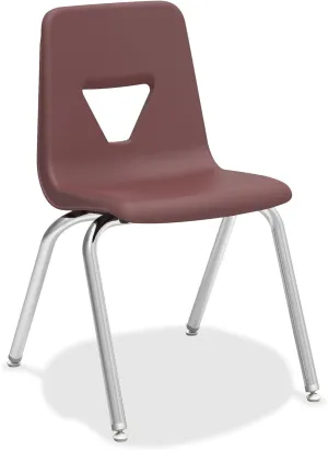 Lorell LLR99892 18 Seat-Height Stacking Student Chairs - 4/CT