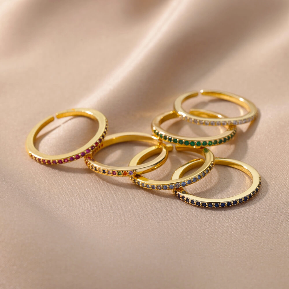 Madeleine | Colorful Glam Rings