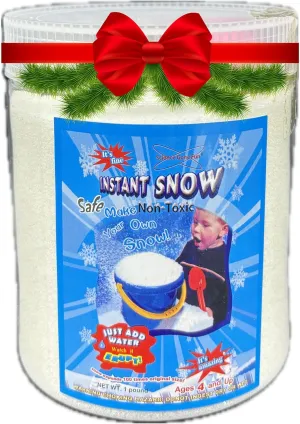 Magic Trick with 1 Pound Instant Snow Powder Will Make 8 Gallons