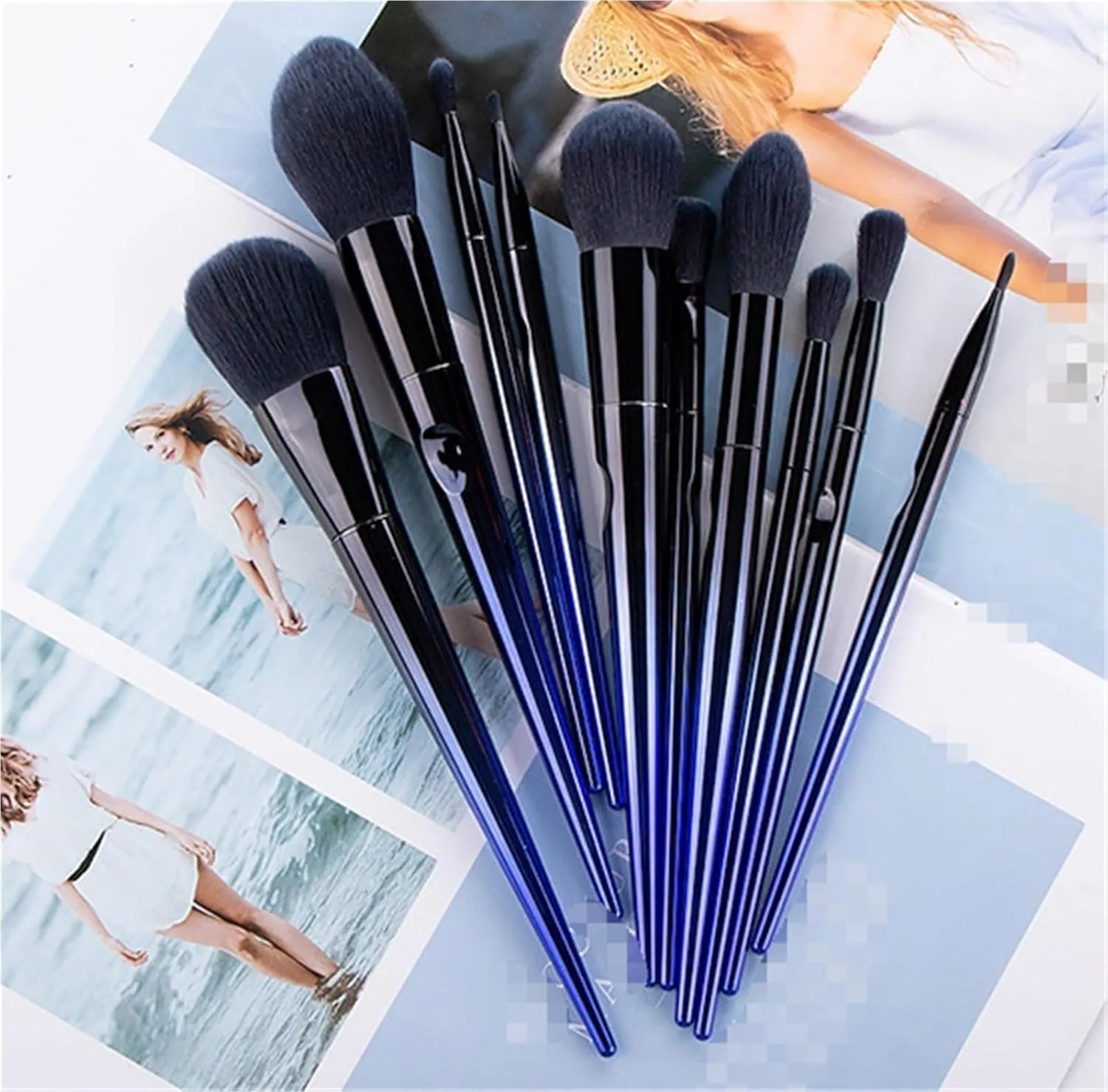 Make Up Brushes Set Makeup Brush Set 10 Pieces For Foundation Makeup Blush Eye Shadow And Facial Contour Etc Makeup Tools Set