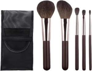 Make Up Brushes Set Makeup Brush Set 5 Pieces Suitable for Foundation Blending Blush Eyeshadow Brush Makeup Tools Set