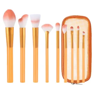 Makeup Brush Set with Organizer Bag, 9 Pcs Professional Synthetic Powder Foundation Brush,Blending Eyeliner Concealer Eyeshadow Contour Brush Set,Gifts for Women