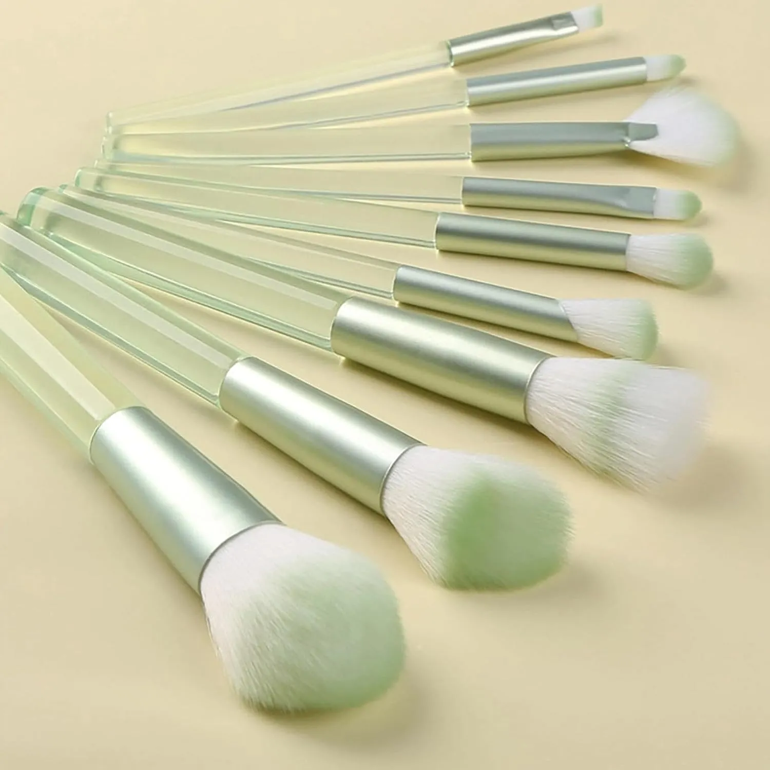 Makeup Brush Set with Storage Case, 9 Pcs Synthetic Professional Powder Foundation Brush,Contour Eyeshadow Eyeliner Concealer Blending Brush Set,Gifts for Mom