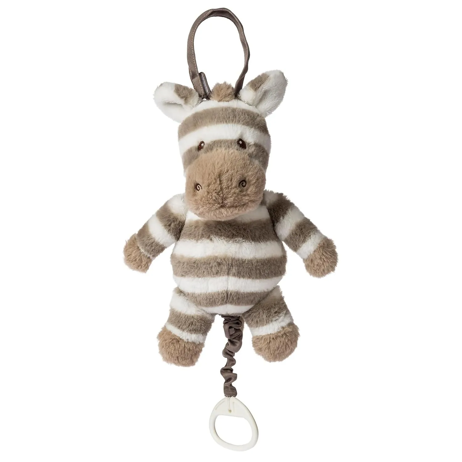 Mary Meyer Afrique Musical Pull Toy Stuffed Animal Soft Toy, 10-Inches, Zebra