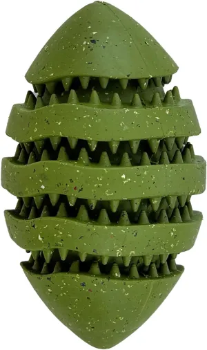 Max Fusion with Nike Grind, Arlee Spiro Football Treat Dispensing Dog Toy, Durable Dog Treat Toy, M