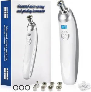 mcwdoit Facial Microdermabrasion, Diamond Dermabrasion Machine for Skin Exfoliation Blackhead Removal,Portable Rechargeable USB Cleansing Cordless White Home Device for Girl Women as a Gift, Upgraded