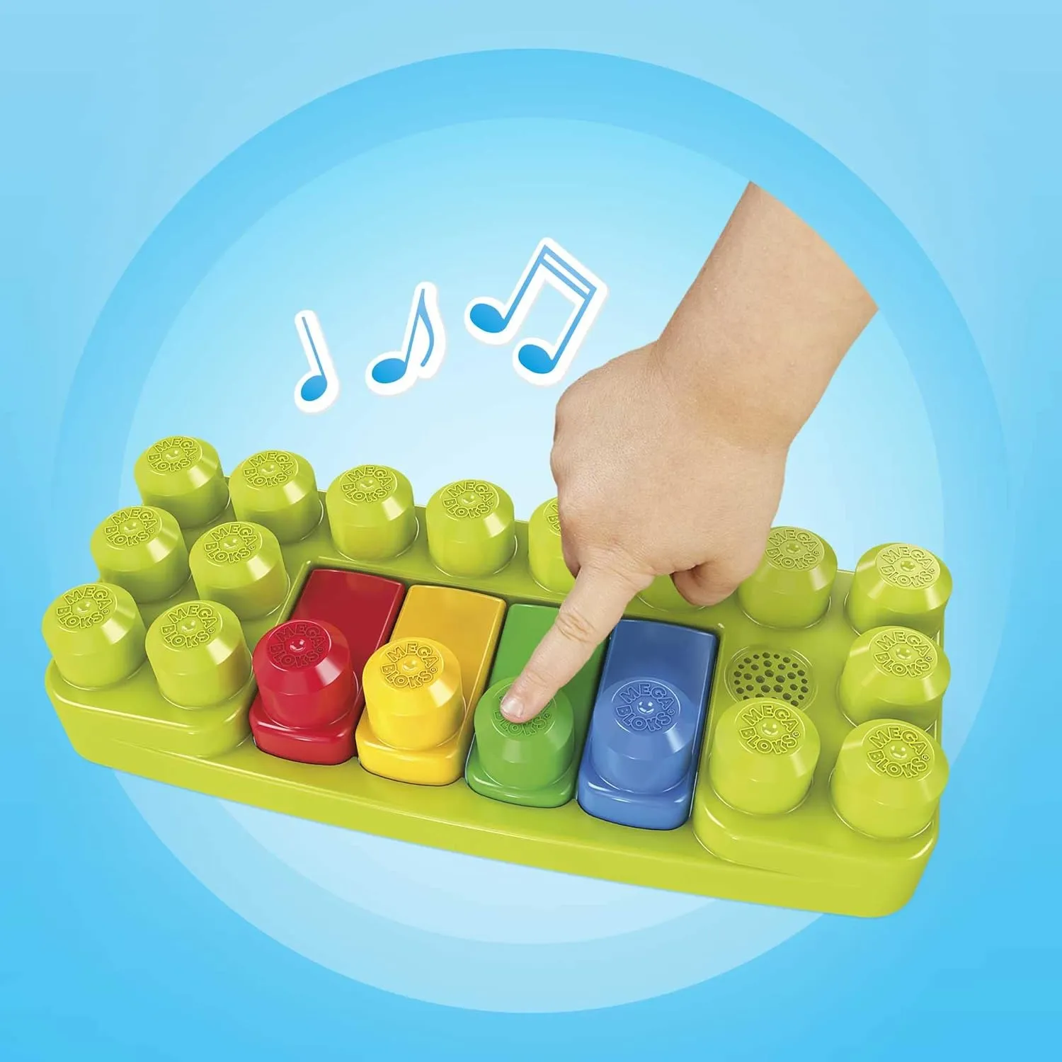 Mega Mega Bloks Musical Farm - Building Block Set - 46 Pieces - Ages 1 to 5
