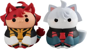 Megahouse - Nyanto! The Big Series Cat - Suletta & Miorine Set (with Gift), Mega Cat Project Collectible Figure
