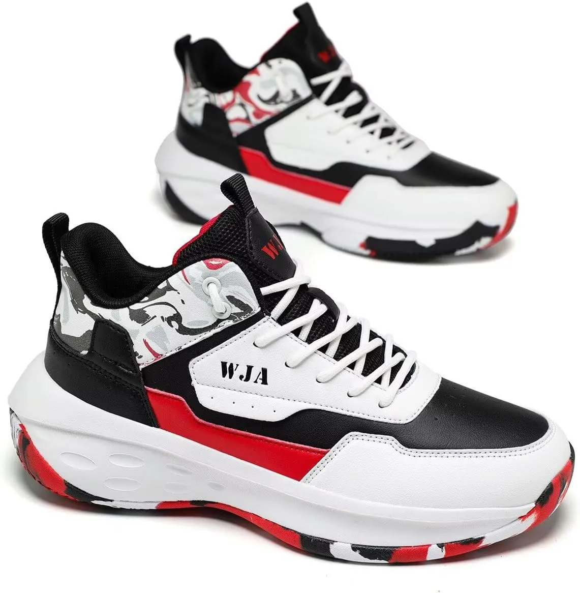Men's Basketball Shoes Lightweight and Breathable Running Shoes Anti-Slip Outdoor Sports Shoes