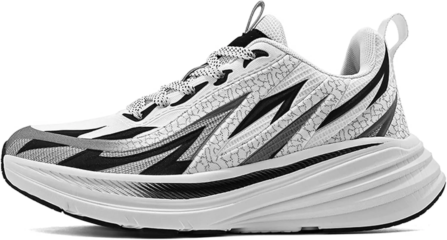 Men's High Top Lace Up Anti Slip Graffiti Basketball Shoes, Arch Support Casual Men's Breathable Running Shoes, Fitness Cushioning Training Shoes
