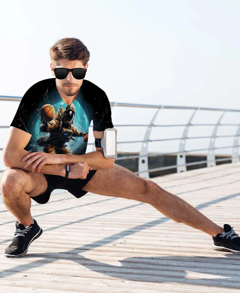 Men's Tees-Soft Fitted Cool Design Graphic T Shirt