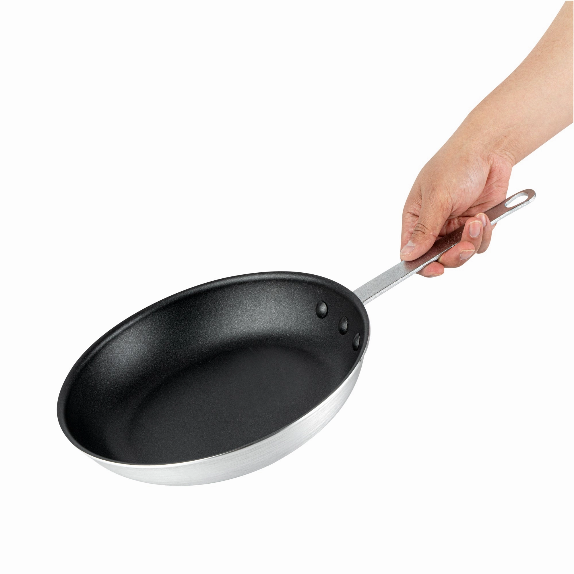 Met Lux Aluminum 10" Fry Pan - Non-Stick - 6 count box