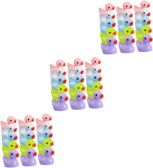 Milisten 225pcs Miniature Resin Figures for Decor Tiny Statues for Dollhouse Lawn Landscape Accessories Cute Multi-Color for Crafts and Potted Plants