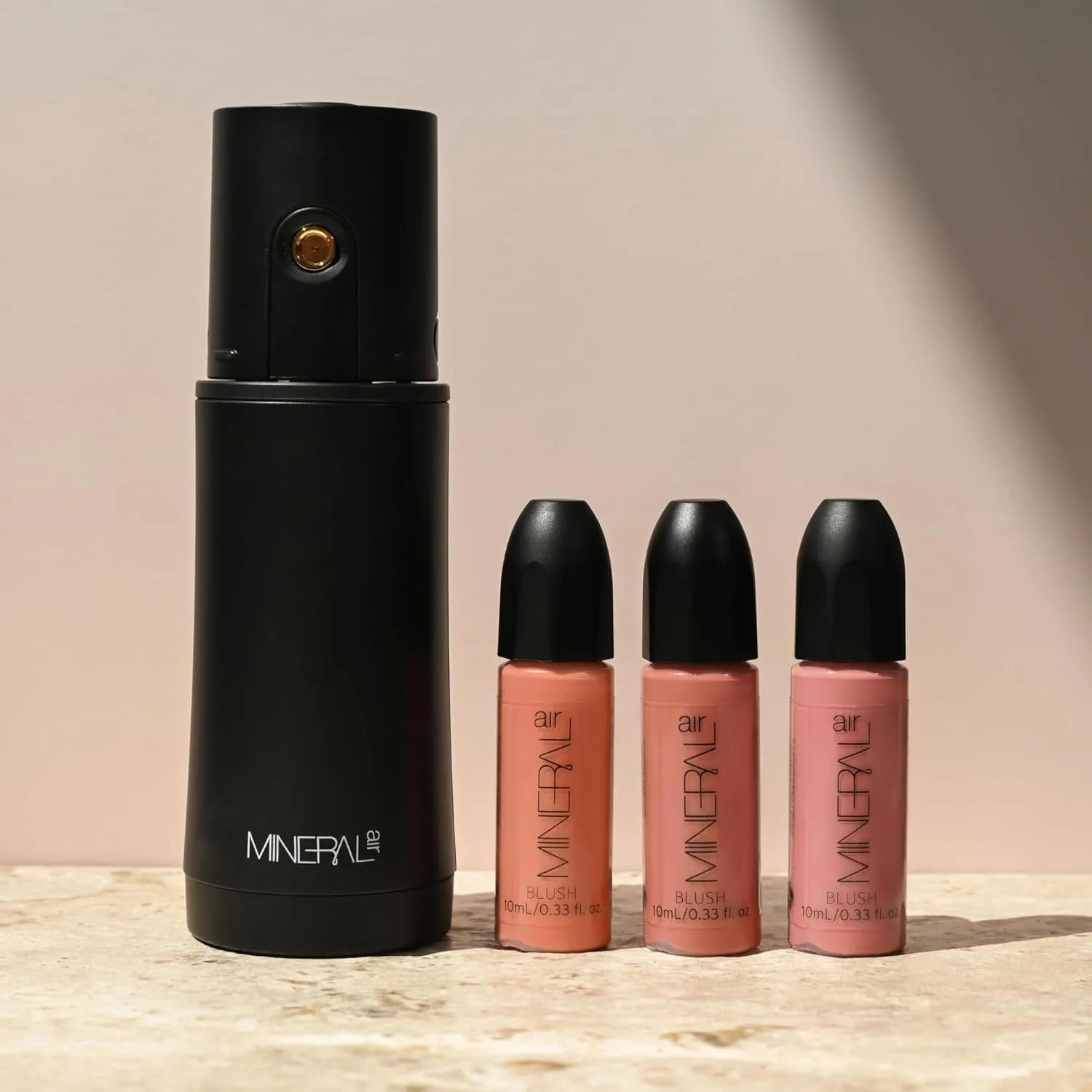 Mineral Air Complexion and Blush Kit | Flawless Mineral Foundation & Blush Application (Bisque)
