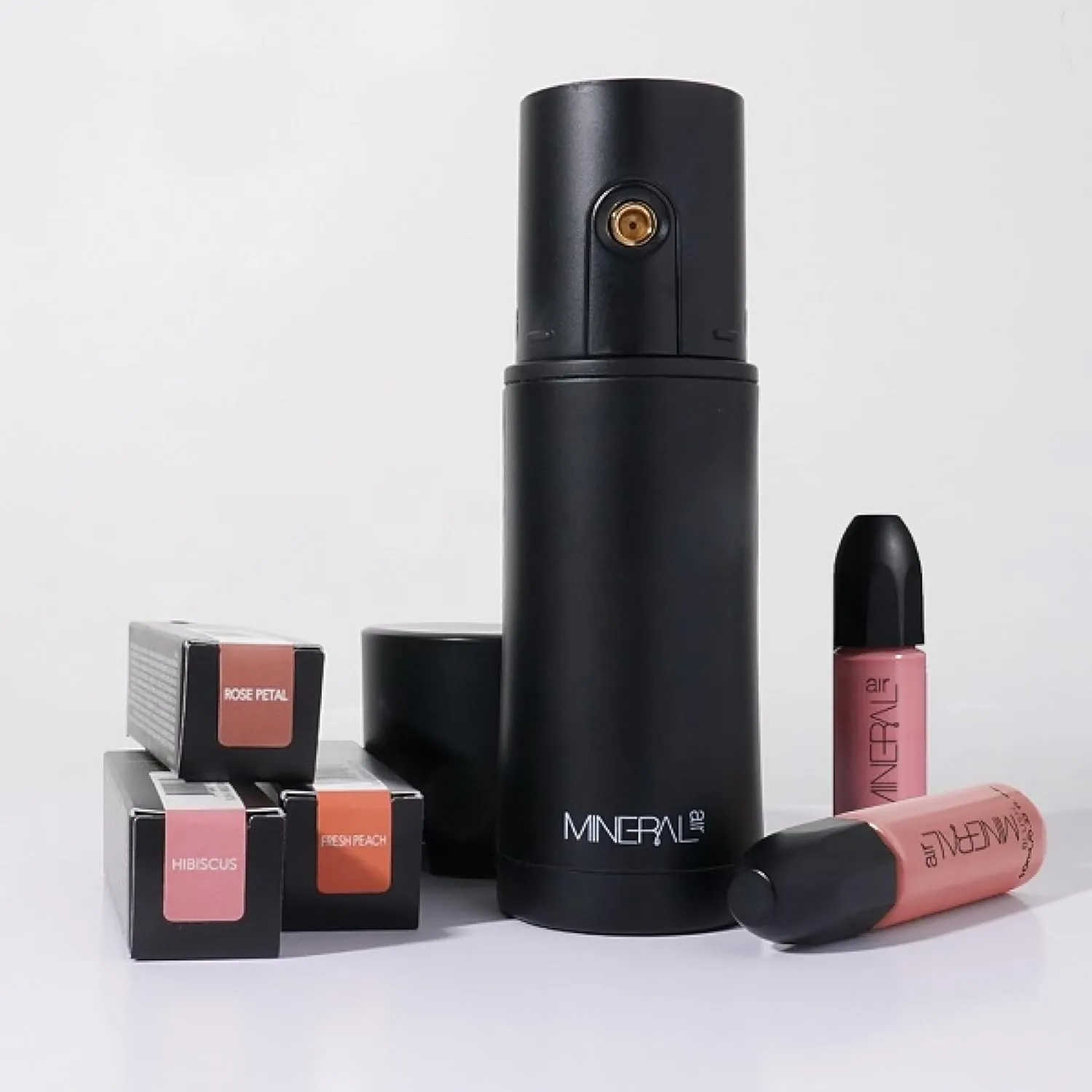 Mineral Air Complexion and Blush Kit | Flawless Mineral Foundation & Blush Application (Bisque)
