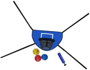 Mini Basketball Hoop for Trampoline Trampoline Attachment Accessories Universal Sturdy Basketball Frame Lightweight Baseboard