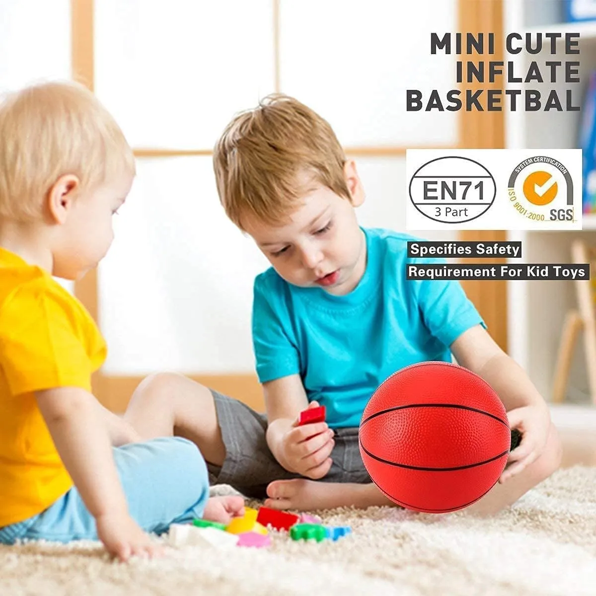 Mini Basketball Replacement 8.5 Inch Pool Basketballs Ball Hoop Indoor Outdoor Toy, Fits All Standard Swimming Pool Basketball Hoop Pool Game Toy Water Games