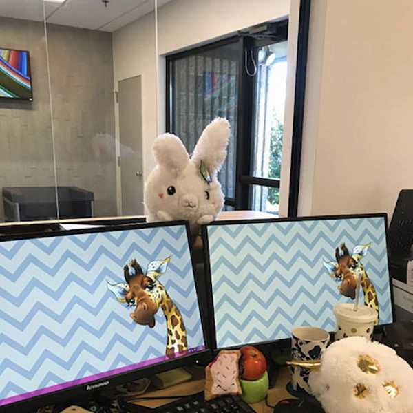Mini Squishable Fluffy Bunny