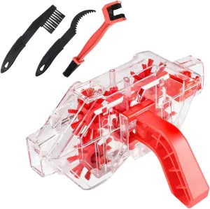 Motorcycle Maintenance Kit - Chain Cleaning Brush, Portable Bike Degreaser, Cleaning Tool Set | Multi-Purpose Maintenance Brush Kit, Ergonomic Grip Cleaning Solution with Non-Slip Handle for R