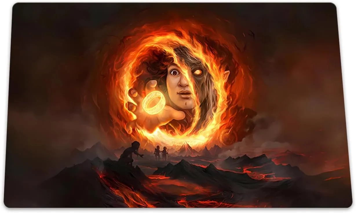 MTG Lord Rings Playmat Trading Card Game Mats TCG CCG Mat Free Bag