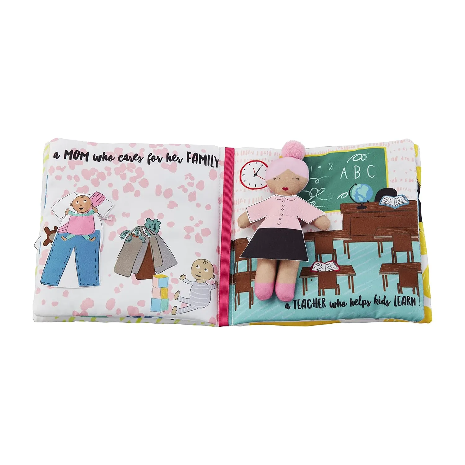 Mud Pie Children's When I Grow Up Plush Book, Girl