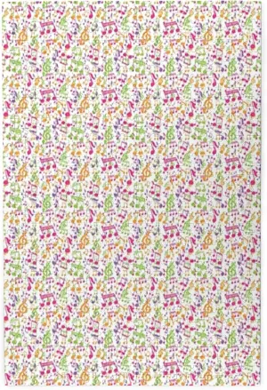 Musical Notes,Puzzle Board,Portable Wooden Jigsaw Puzzle for Adults,Musical Notes Print,Birthday Gift for Family and Friends,Multicolor Plastic Box Storage 1000PCS