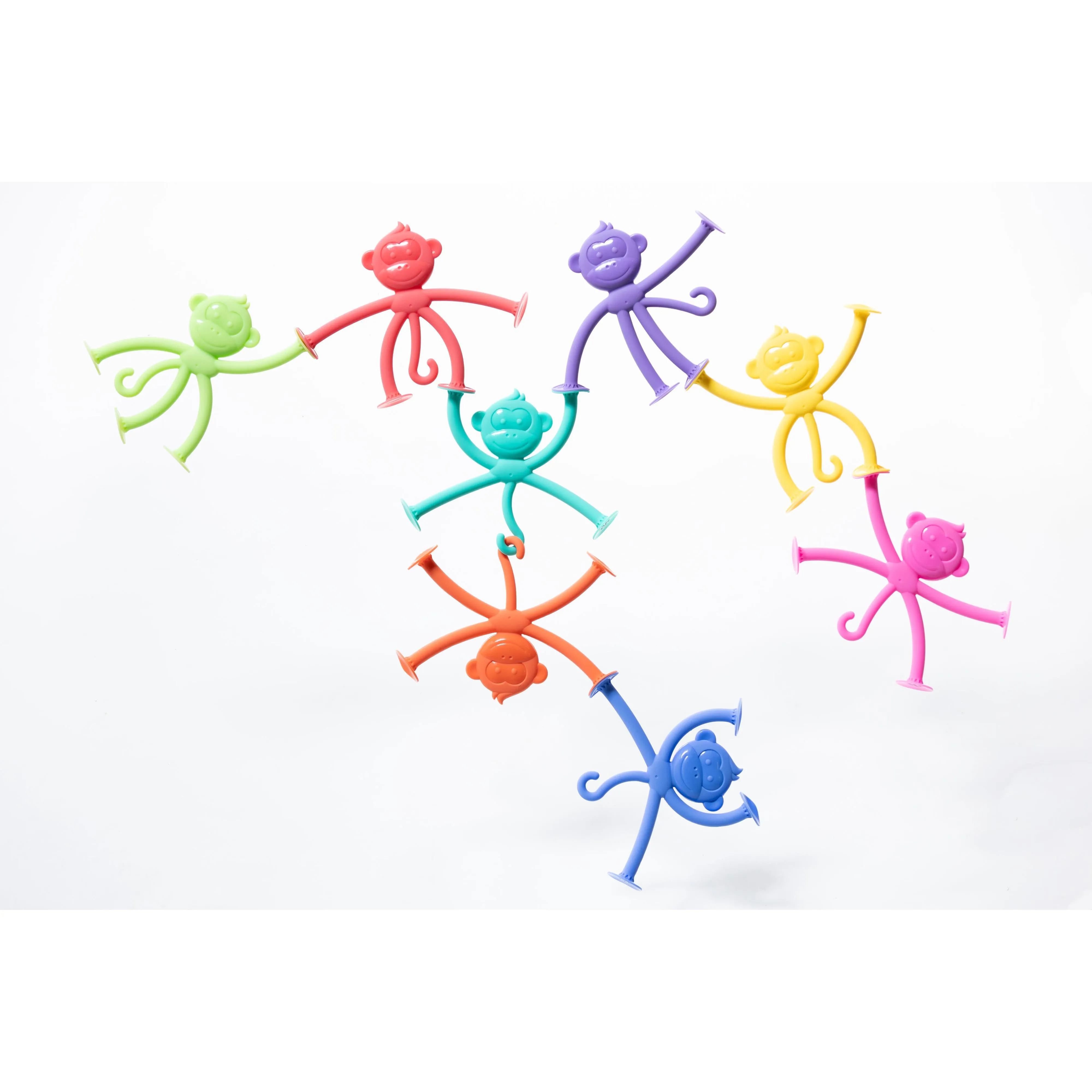 My First HangaTangs: 6-Pack of Curiously Clever Playthings Made from Food-Grade Silicone for Ages 1  