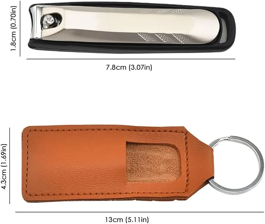 Nail Kit Stainless Steel Nail Clippers Personal Care Manicure Portable Mini Pack Travel Single Pack Men Toe Nail Clippers(A)