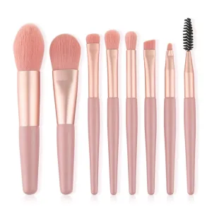 Natural Makeup Brushes Soft Fluffy Hair Brushes Eyeshadow Make Up Brushes Foundation Powder Beauty Tool Blending