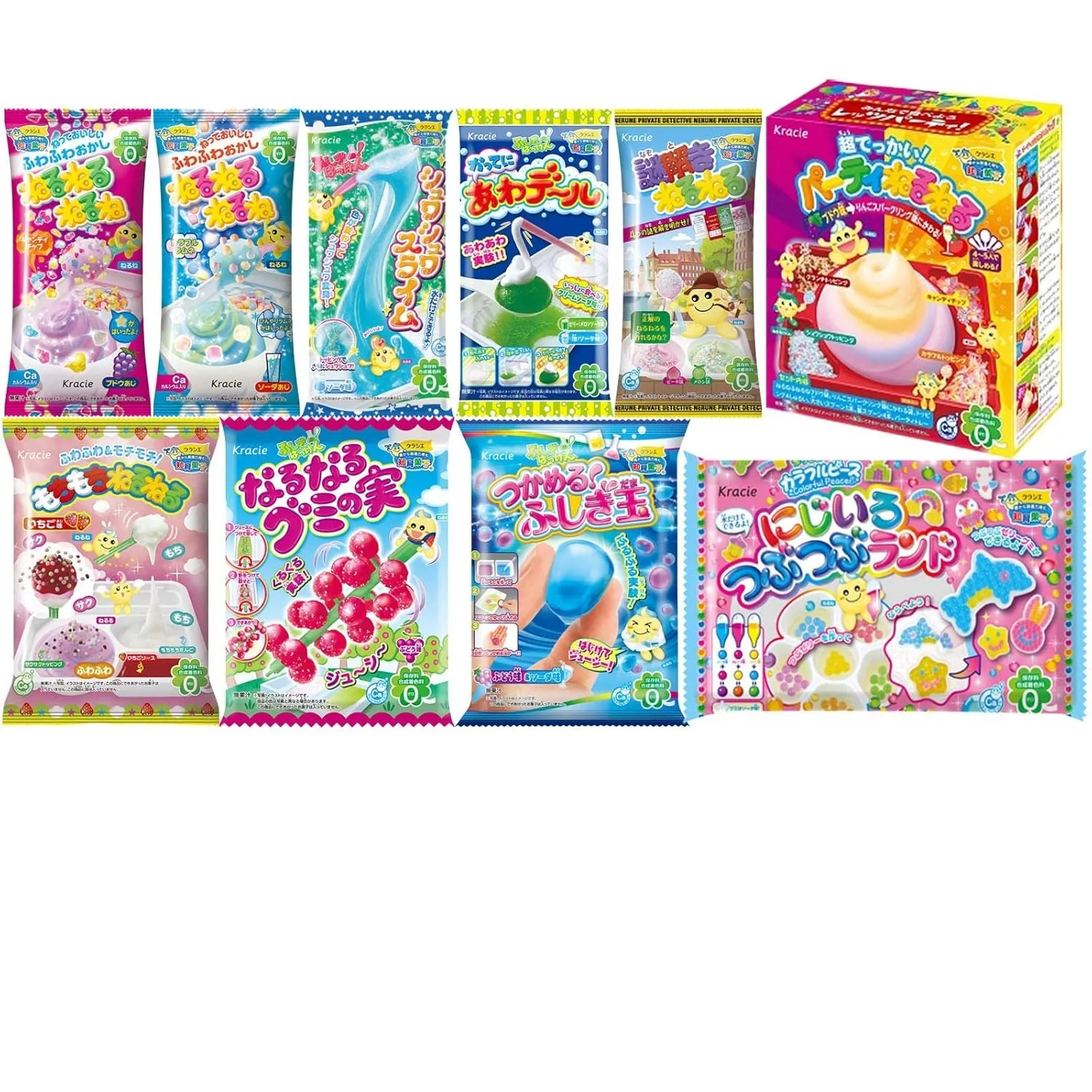 neruneru Series Randomly 8pcs Selection Assortment SET Japanese DIY Candy Ninjapo
