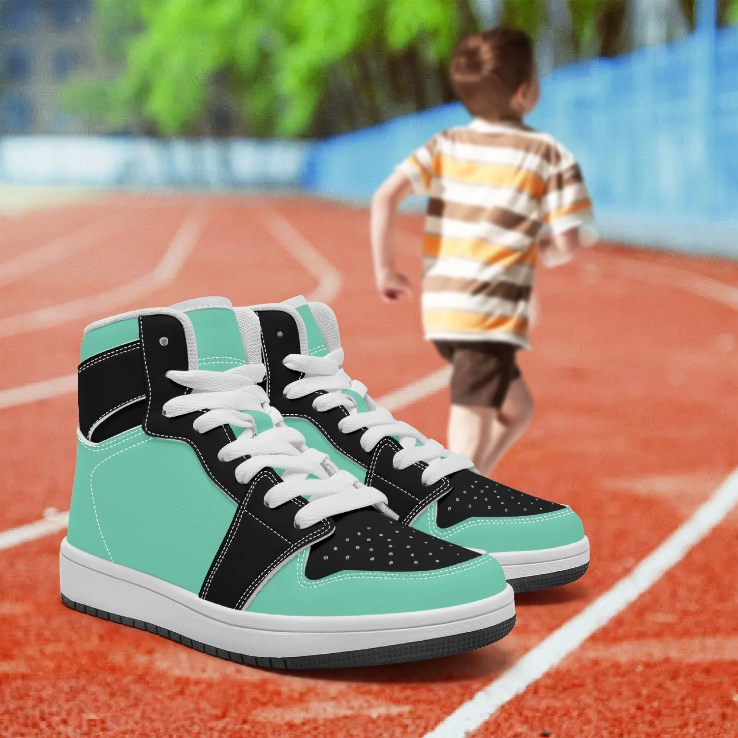 New York Liberty Fan Unofficial High-Top Shoes, sneakers, and trainers Unisex for Kids 718 Girls' High-Top Basketball Shoes by Niche Era.