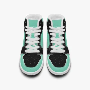 New York Liberty Fan Unofficial High-Top Shoes, sneakers, and trainers Unisex for Kids 718 Girls' High-Top Basketball Shoes by Niche Era.