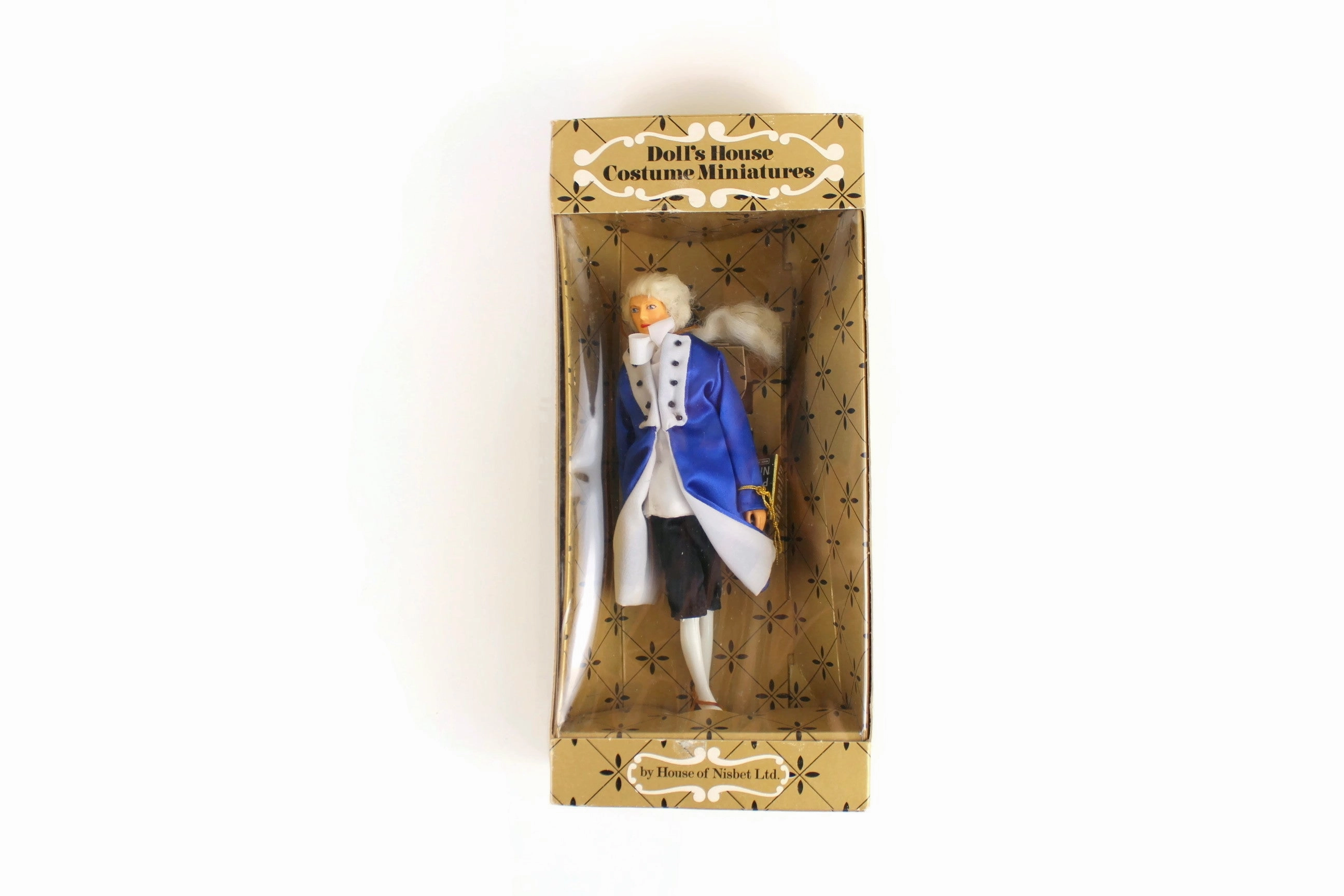 New Vintage 1:12 Dollhouse Williamsburg Master of the House Father Figurine by Peggy Nisbet