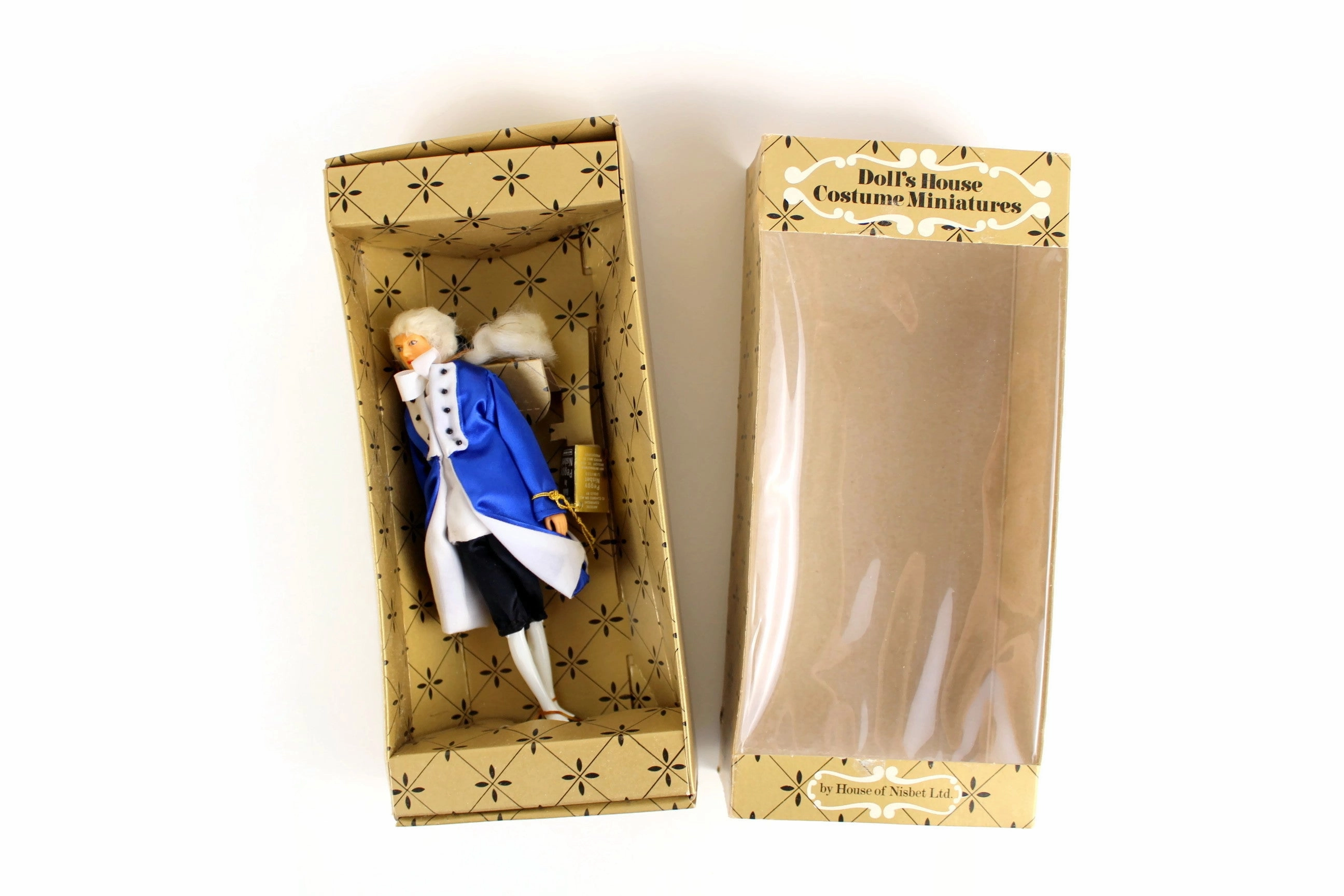 New Vintage 1:12 Dollhouse Williamsburg Master of the House Father Figurine by Peggy Nisbet