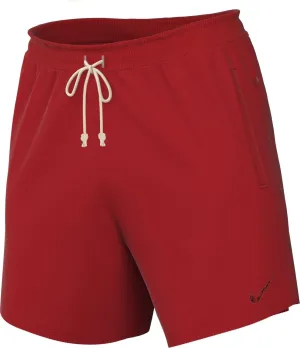 Nike Dri-FIT Standard Issue Men's 8" French Terry Basketball Shorts (University Red/Black, FB6921-657) Size X-Large