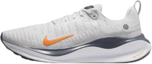 Nike InfinityRN 4 Men's Road Running Shoes (DR2665-010, Platinum Tint/Thunder Blue/Summit White/Total Orange) Size 12