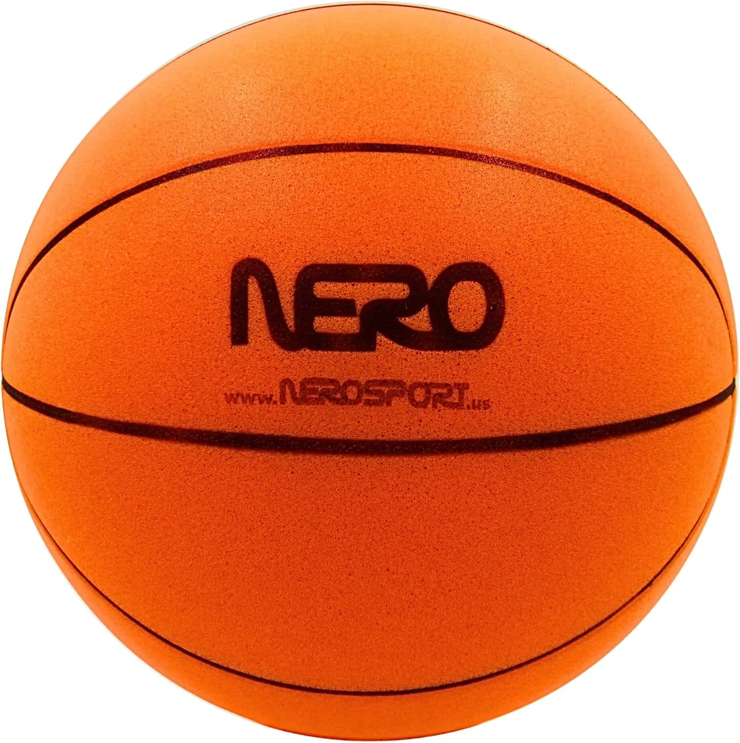 Ninja Silent Basketball- Soft Foam Indoor Basketball Size 3 (7 inches) | Soundless for Quiet Dribbling and Indoor Training (Ball in Bag)
