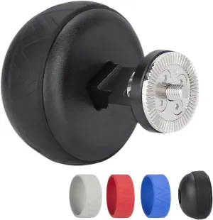 Nitze Ball Side Handle with Rosette for ARRI, Different Colored Rubber Rings, Lightweight Camera Side Handle for Camera/Monitor Cages - PA33A