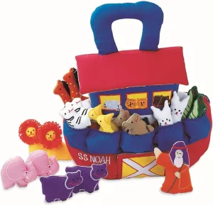 Noah's Ark Adventure Soft Play Set Interactive Play Activity for Toddlers and Children | Educational Cloth Pretend Bible Fabric Play Toy