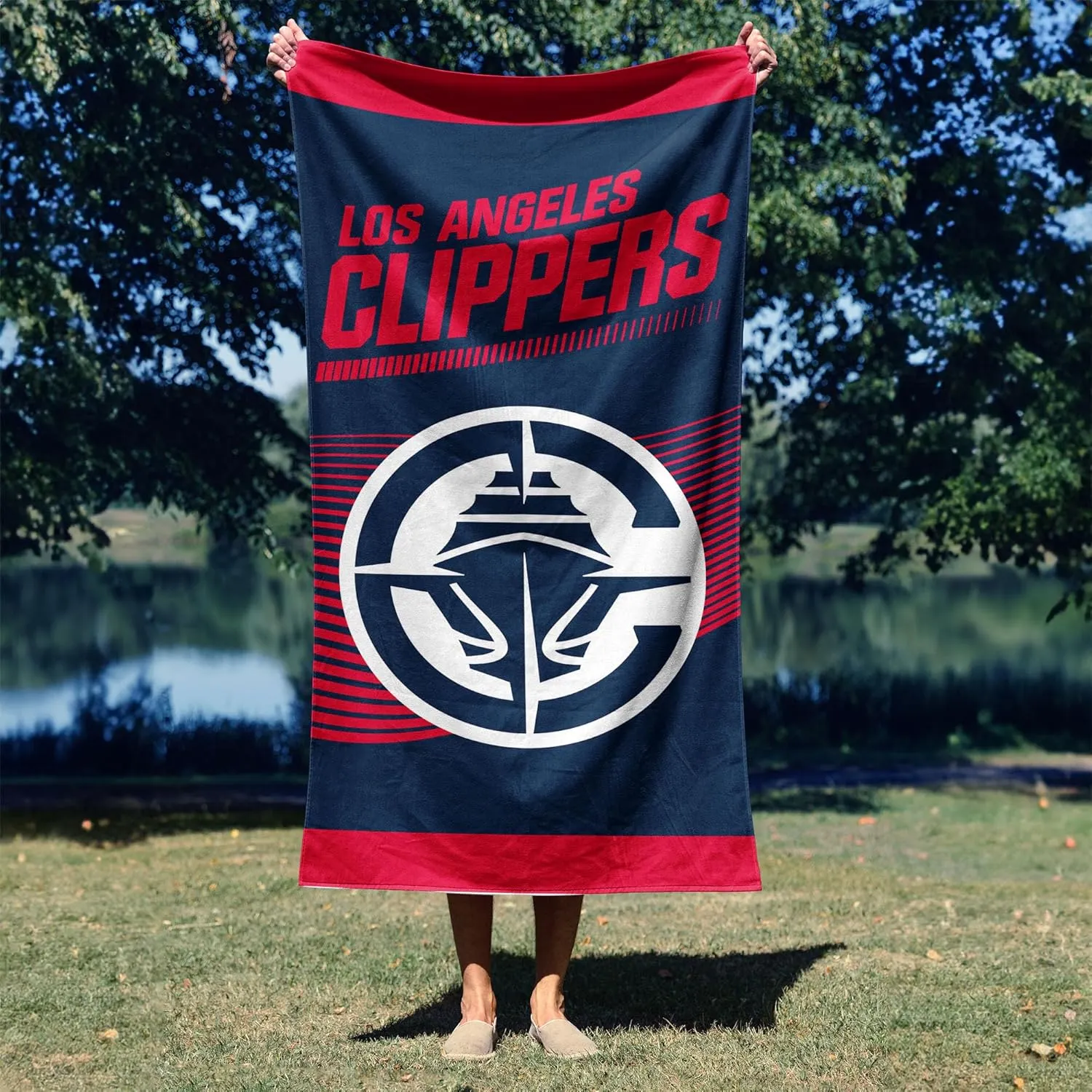 NORTHWEST NBA Officially Licensed Los Angeles Clippers 30" x 60" Microfiber Beach Towel